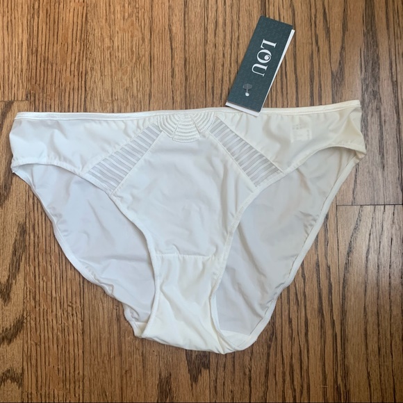 NWT Lou 34B Full Cup Bra and High-Cut Panty Set - Picture 8 of 12